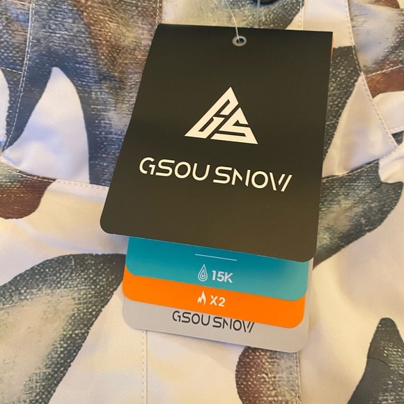 GSOU SNOW Women’s Snow Jacket NWT GS-1901 Color 054 Size XL Camouflage - Picture 10 of 10